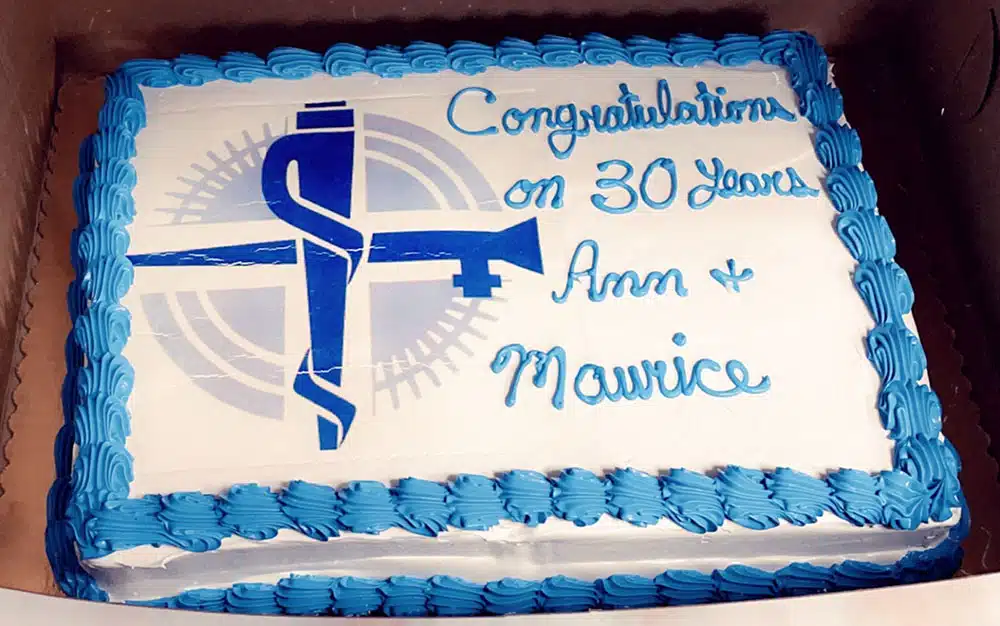 Total Scope 30th Anniversary Cake