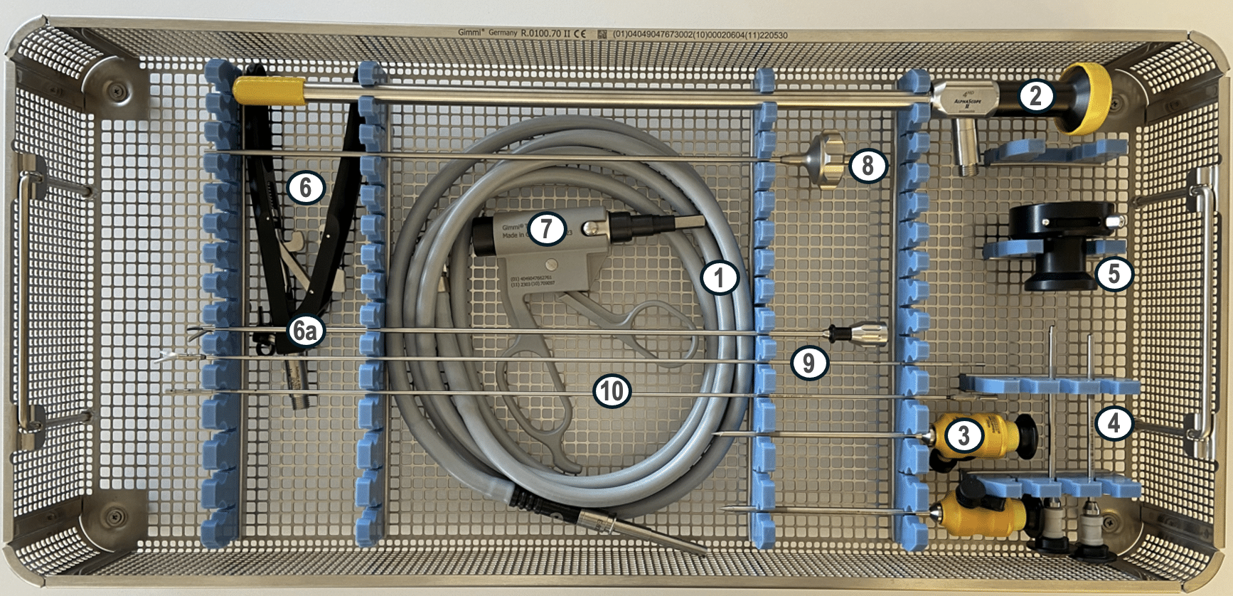 Gimmi hernia set tray 1